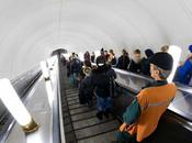 Plongée dans métro Moscou