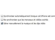 iPhone gérez manuellement votre musique