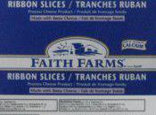 Alerte alimentaire Extension Fromages Faith Farms Saputo Canada