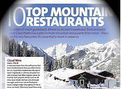 Chetzeron: dans restaurants d'altitude