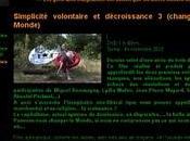 Simplicité volontaire décroissance (changer, changer Monde)