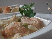 Cassolettes poisson crémeuses: saumon, cabillaud crevettes.