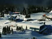 Tilt shift vidéo plus effet Whistler Blackcomb