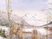 paysages enneigés Partie neige aquarellistes d’aujourd’hui