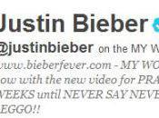 Justin Bieber février 2011, deviendra star plus suivie Twitter