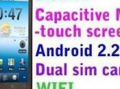 H2000 ecran tactile 3.5" Capacitive Multi-touch, Android 2.2, double sim+wifi+2gb PORT OFFERT