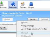 Firefox bloque l’extension Skype suite crash intempestifs