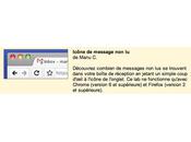 Gmail affiche icône messages l’onglet votre navigateur