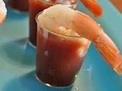 Mini-cocktails crevettes sauce classique