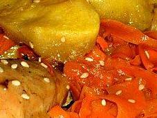 Pilons poulet pommes carottes d'oumotalal