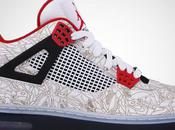 Jordan AJF4 Premier White/Varsity Red-Black