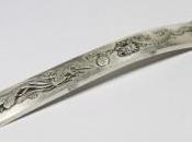 Sceptre RuYi argent pour deco Feng Shui votre bureau