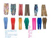 Pantalons couleur imprimés