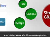 Site gratuit Comparaison Google Sites WordPress