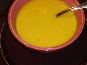 Soupe carottes lait coco curry