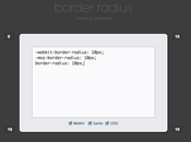 Generer border radius