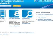 Internet Explorer moins 2,35 millions téléchargements heures