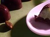 Chocolats noirs fourrés crème pistaches