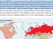 consommation d’alcool dans monde, selon l’OMS....