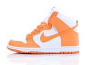 Nike Dunk High White/Bright Mandarin disponibles ligne