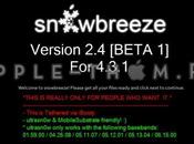 Snowbreeze 2.4b1 disponible pour jailbreaker l’iOS 4.3.1 désimlockage