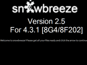 Sn0wbreeze jailbreak 4.3.1 pour Windows