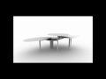 Alain Gilles présente table basse collage pour Bonaldo
