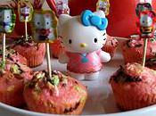 Mini cupcakes rose Hello Kitty