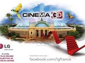 Événement présente Grand Palais plus grande projection privée monde