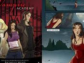 Vampire Academy roman graphique, premières planches