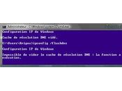 Impossible faire ipconfig /flushdns