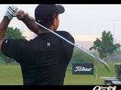 Tiger Woods filmé practice