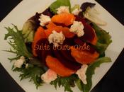 Salade betteraves, oranges chèvre