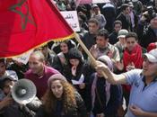 Maroc révolte jeunes février continue tient seconde grande manifestation