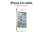 L’iPhone blanc sera finalement commercialisé partir demain