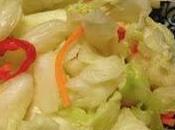 Salade chou mariné vinaigre 泡圆白菜 yuánbáicài