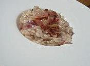 Risotto pancetta, oignon rouge, persil, fromage frais