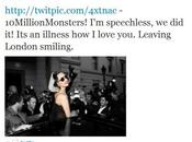 millions followers Twitter pour Lady Gaga