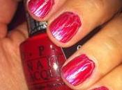 Trop vernis, assez doigts… (red shatter opi)