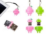 lecteur cartes micro l’effigie d’Android