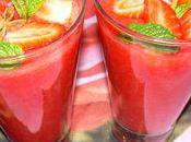 Soupe fraises anisee