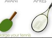 Enlarge your tennis
