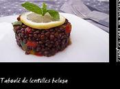 Taboulé lentilles beluga