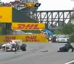 commissaire course perd l'équilibre piste