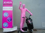 Hommes Rose débarquent [Street Marketing]