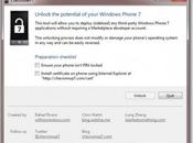 jailbreak officiel pour Windows Phone