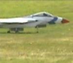 réflexe d'un spectateur décollage radiocommandé