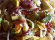 Spaghetti(s) carbonara courgettes