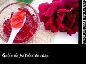 Gelée pétales rose