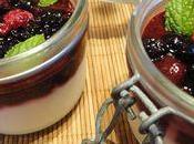 Fromage blanc coulis fruits rouges